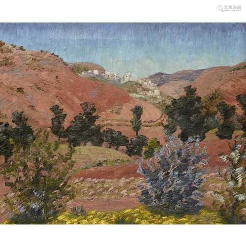 § Sir Cedric Morris (British 1889-1982) The Atlas Mountains, Morocco