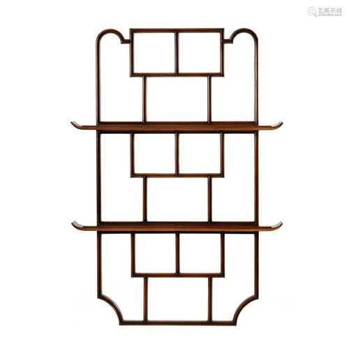 Paolo Buffa (Italian 1903-1970) Rare Wall Mounted Lattice Shelf, designed 1930