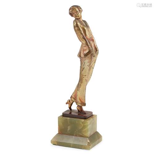 JOSEF LORENZL (1892-1950) ART DECO FIGURE, CIRCA 1925