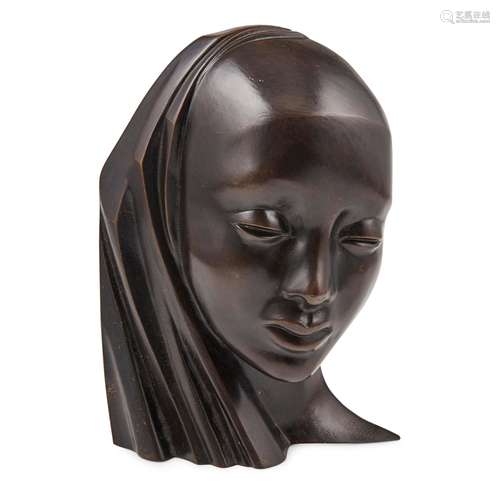 HAGENAUER, VIENNA BRONZE BUST, CIRCA 1950