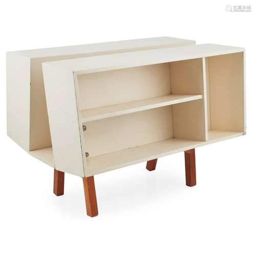 ERNEST RACE (1913-1964) FOR ISOKON FURNITURE `PENGUIN DONKEY` MARK II OPEN BOOKCASE, 1960S