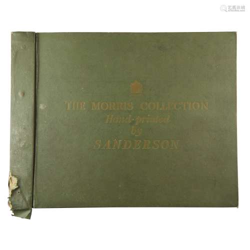 SANDERSON & SONS, LTD 'THE MORRIS COLLECTION', EARLY WALLPAPER SAMPLE BOOK, 1950S