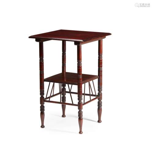 AFTER E. W. GODWIN STAINED WALNUT OCCASIONAL TABLE, CIRCA 1880