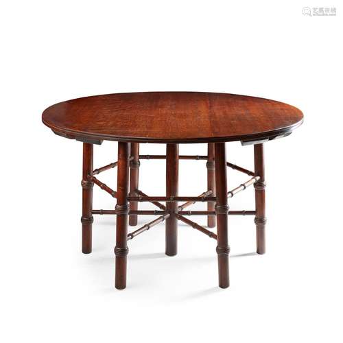 PHILIP SPEAKMAN WEBB (1831-1915) FOR MORRIS & CO. ARTS & CRAFTS OAK CENTRE TABLE, CIRCA 1880