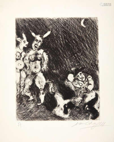 Marc Chagall (1887-1985) 6 etchings, from La Fables de la Fontaine (6 works)