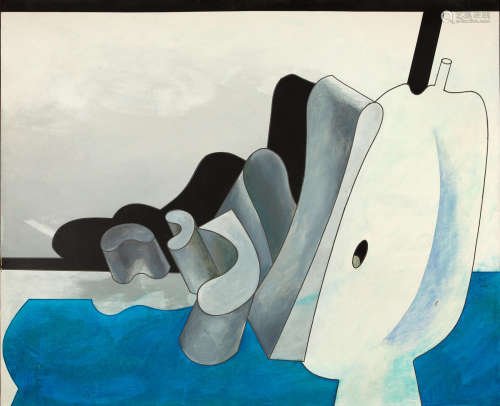 Christos Caras (born 1930) Ithaque, 1981 142 x 172 cm.