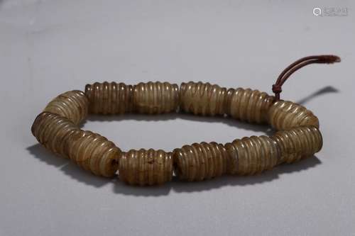 A Chinese Hetian Jade Bracelet