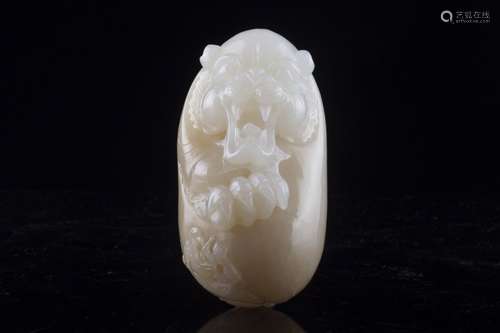 A Chinese Hetian Jade Hand Piece