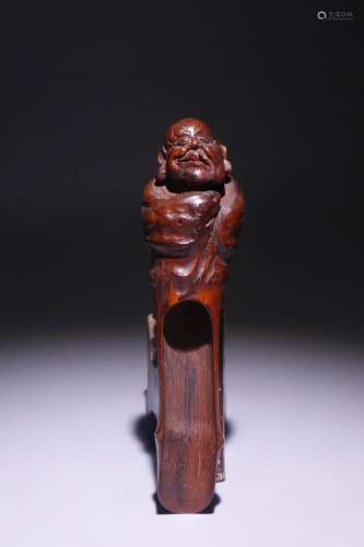 Bamboo Carving Figure Ornament