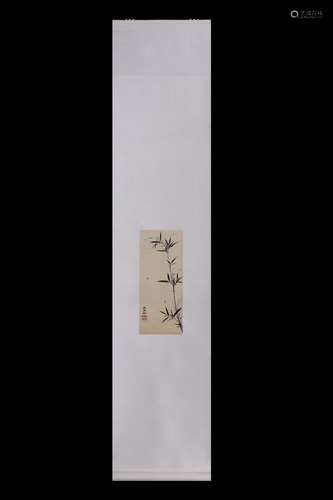 A Chinese Painting of Bamboo, Wu Hufan Mark