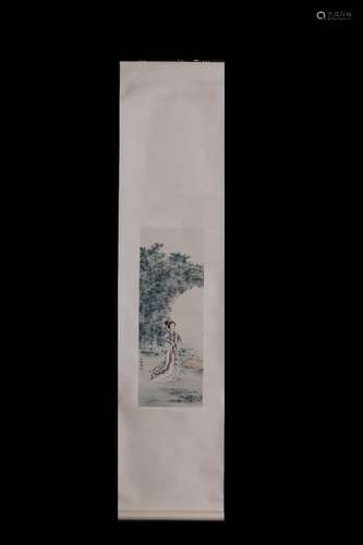 A Chinese Painting of Figure, Chen Shaomei Mark