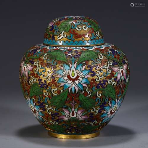 A Chinese Cloisonne Jar