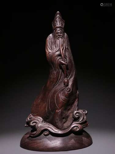 Agarwood Figure Carving Orament