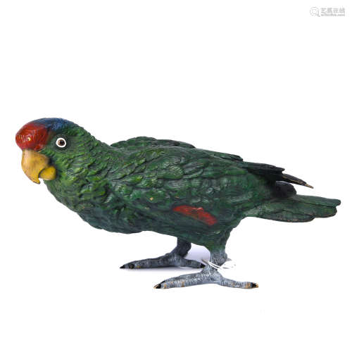 Chinese Bronze Parrot