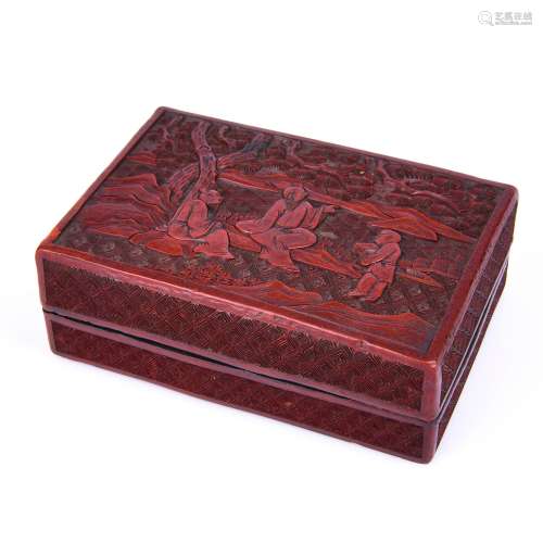 Cinnabar And Lacquer Box