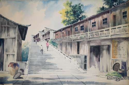 Painting Of A Street Scene