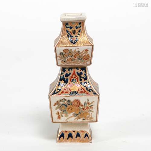 A Rare Imperial Satsuma vase, Meiji period