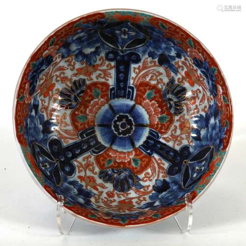 Unusual Japanese Imari Deep Bowl, Meiji