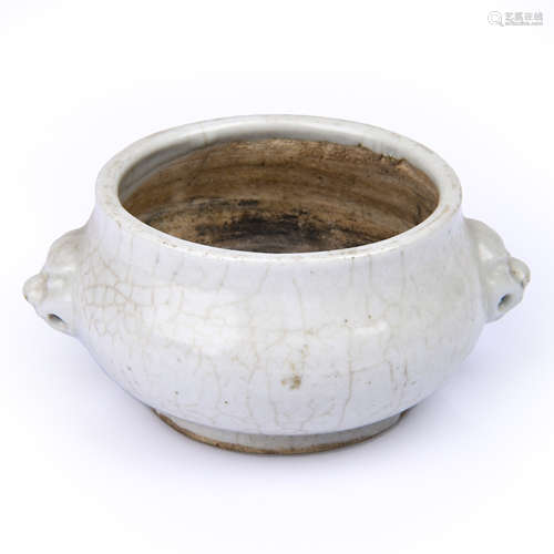 Chinese White Glazed Porcelain Bowl