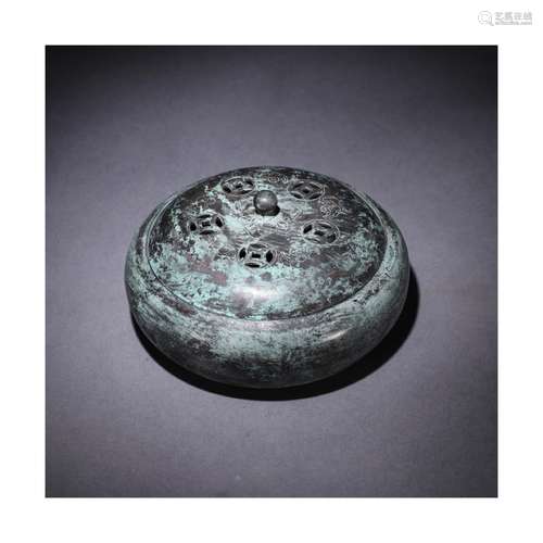 A Chinese Bronze Incense Burner