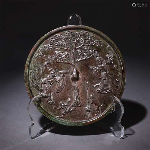 A Chinese Bronze Mirror