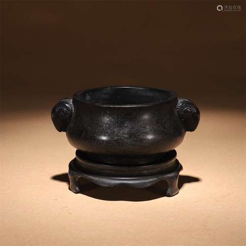 A Chinese Copper Incense Burner