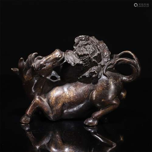 A Chinese Copper Horse Ornament