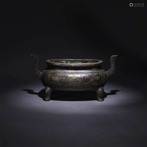 A Chinese Bronze Incense Burner