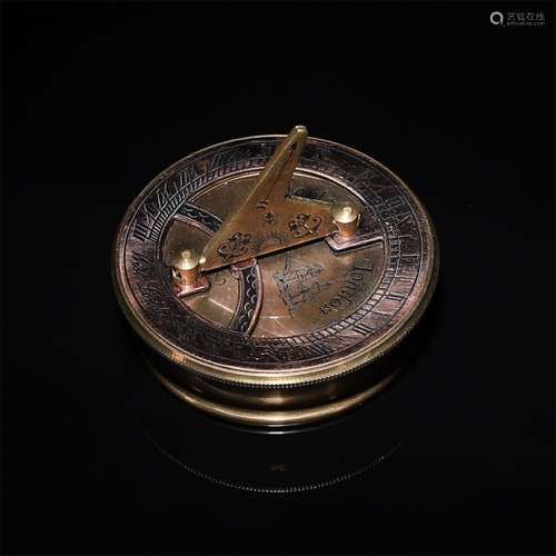 A Chinese Navigation Sundial Compass