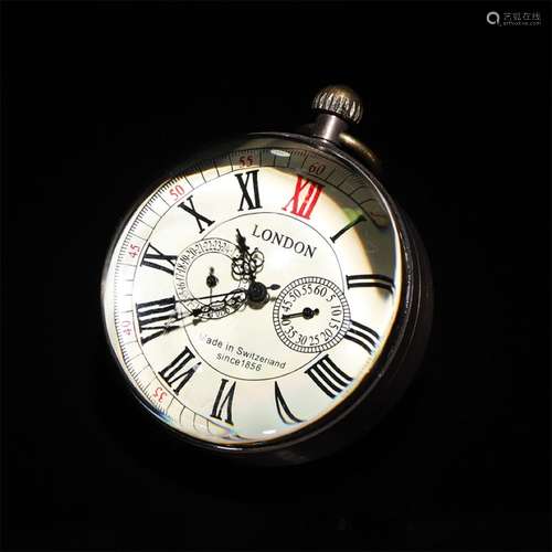 A Chinese Crystal ball  Mechanical Clock