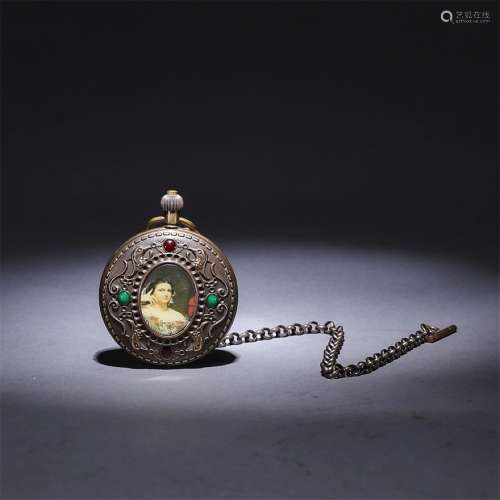 A Chinese Copper Pocket watch