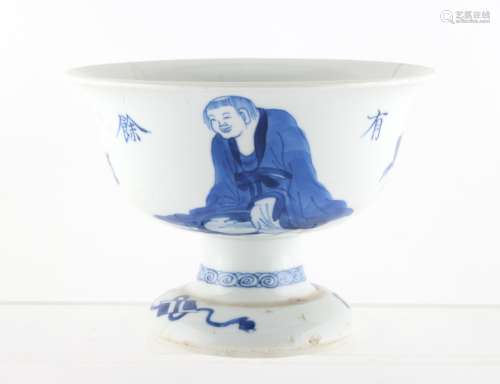The Martin Robert Morland CMG (1933-2020) collection of Chinese ceramics - a large Chinese blue &