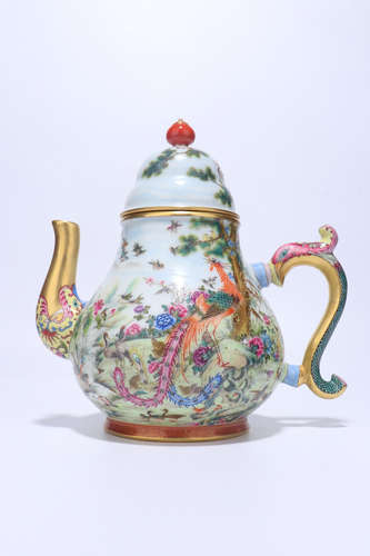 chinese qing dynasty famille rose porcelain 