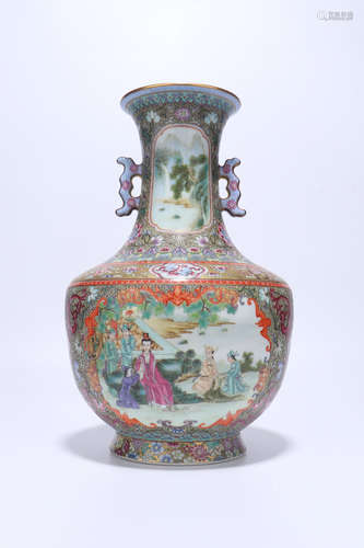 chinese qing dynasty famille rose porcelain 