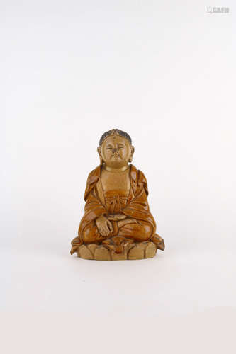 chinese ming dynasty glass statue of buddha