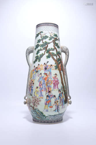 chinese qing dynasty famille rose porcelain 