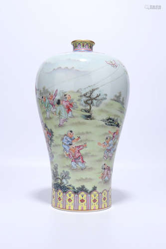 chinese qing dynasty famille rose porcelain 