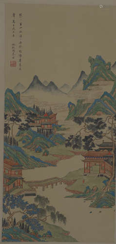 A Chinese painting by Lin Huiyin