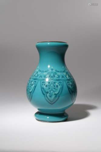 A JAPANESE CLOISONNE ENAMEL VASE BY ANDO JUBEI TAISHO OR SHOWA ERA, 20TH CENTURY The baluster body a