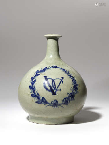 A JAPANESE ARITA BOTTLE VASE EDO PERIOD OR LATER, 19TH CENTURY OR LATER The gallipot-shaped body