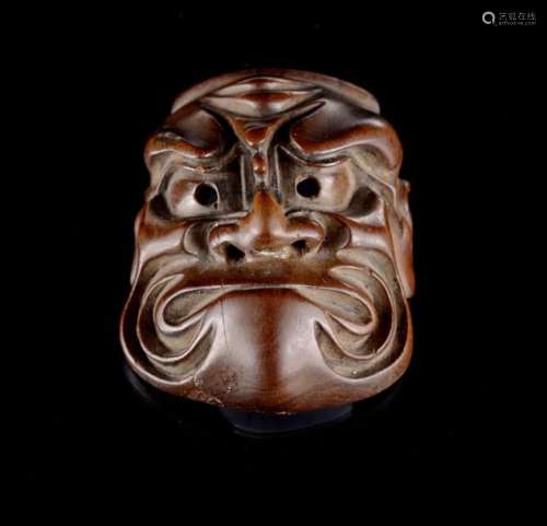 WOODEN NETSUKE