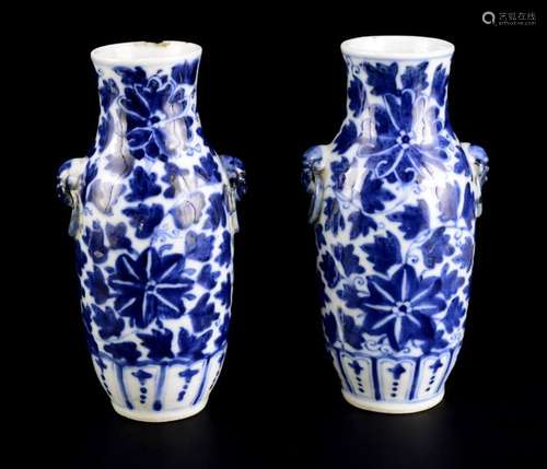 A PAIR OF VASES