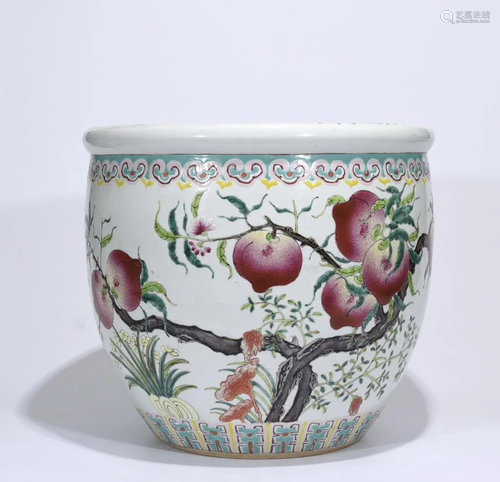 Chinese Famille Rose Porcelain Jar