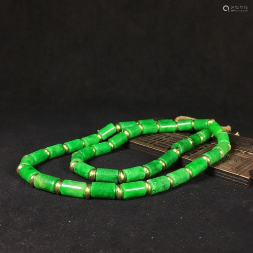 Chinese Green Necklace