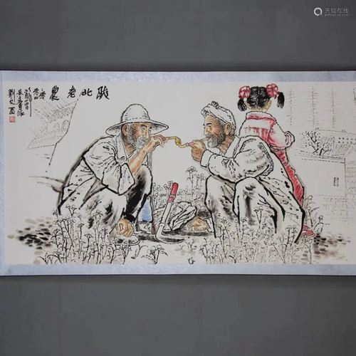 Chinese Ink Color Painting