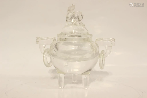 Chinese Rock Crystal Censer