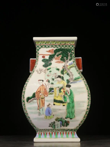 Republican Chinese Doucai HandPaint Porcelain V…