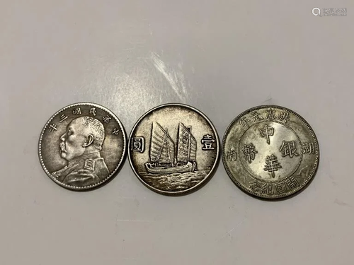 Three Chinese Coins