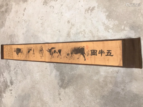 Chinese Ink Scroll