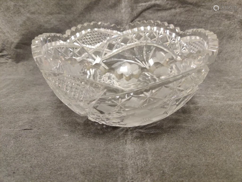 Cut Crystal Bowl